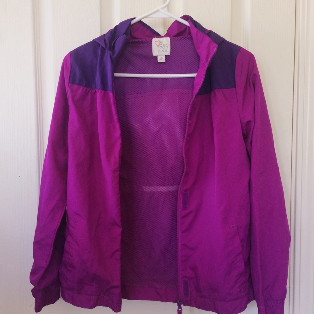 Girls Purple Windbreaker